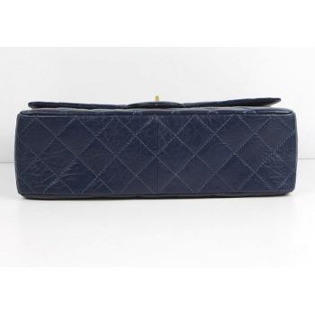 Chanel 48102 Blue Lambskin Medium HM04244