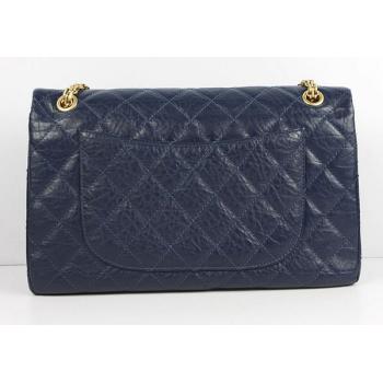 Chanel 48102 Blue Lambskin Medium HM04244