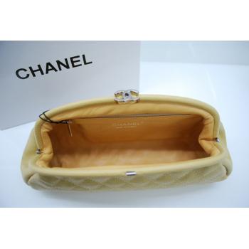 Chanel Clutches 35487 Yellow Small Evening Bag