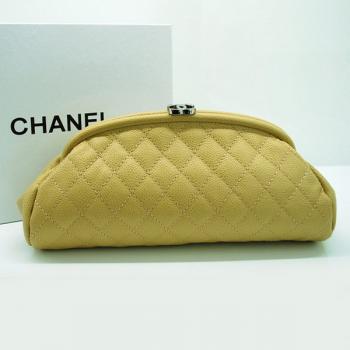 Chanel Clutches 35487 Yellow Small Evening Bag