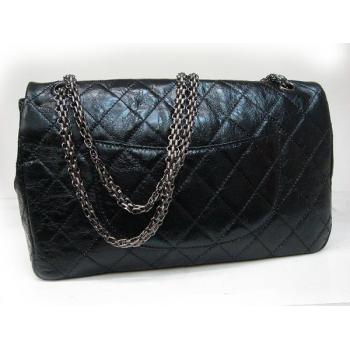 Replica Chanel 2.55 Reissue Flap 35490 Black Crocodile Small Bag