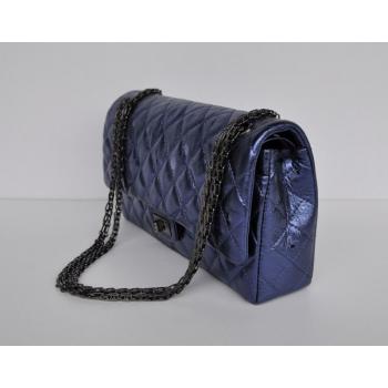 Replica Cheap Chanel 2.55 Reissue Flap M49112 Blue Crocodile Small Handbag