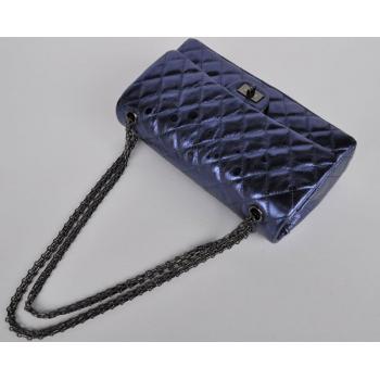 Replica Cheap Chanel 2.55 Reissue Flap M49112 Blue Crocodile Small Handbag