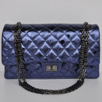 Replica Cheap Chanel 2.55 Reissue Flap M49112 Blue Crocodile Small Handbag