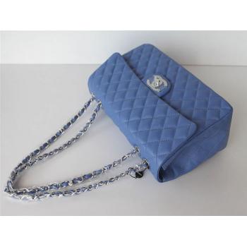 Chanel  Flap bags 1114 Blue Medium Ladies Handbags