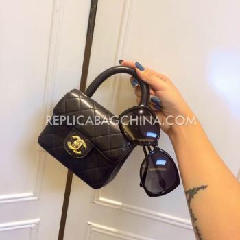 Chanel Handbag Black Lambskin