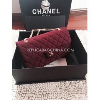 Replica Chanel Lambskin Red Handbag  Flap