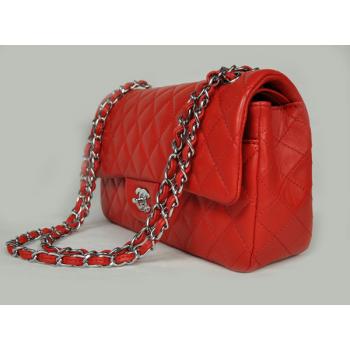 Chanel  Flap bags 1112 Red Lambskin Ladies Bags