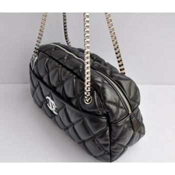 Chanel  bags 46168 Black Lambskin Cross Body Bag