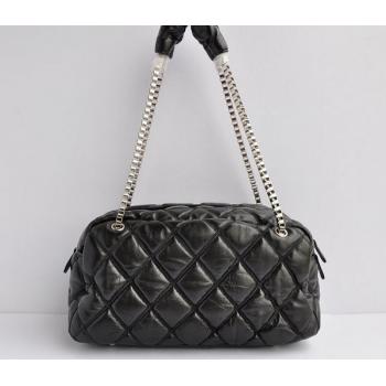 Chanel  bags 46168 Black Lambskin Cross Body Bag