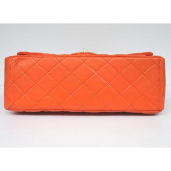 Cheap Chanel  Flap bags 01116 Orange HandBags Ladies