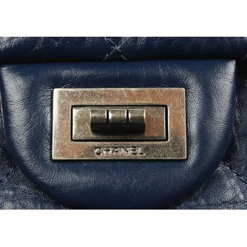 Cheap Chanel 48102 Blue Lambskin Cross Body Bag Replica