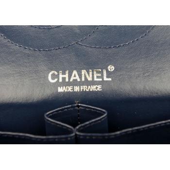 Cheap Chanel 48102 Blue Lambskin Cross Body Bag Replica