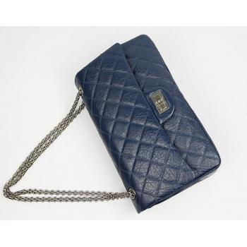 Cheap Chanel 48102 Blue Lambskin Cross Body Bag Replica