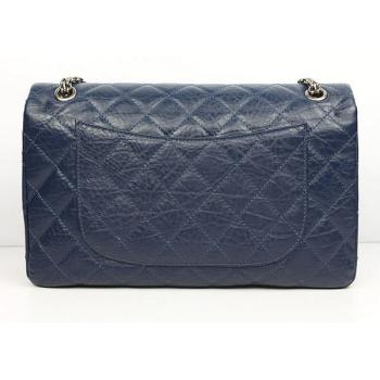 Cheap Chanel 48102 Blue Lambskin Cross Body Bag Replica