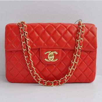 Chanel  Flap bags 46558 Red Medium HandBags