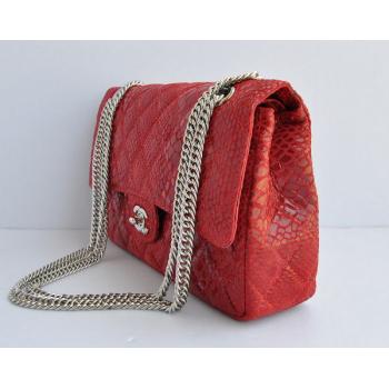 Replica Chanel  Flap bags 1112 Snake Leather Small Ladies Bag