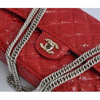 Replica Chanel  Flap bags 1112 Snake Leather Small Ladies Bag