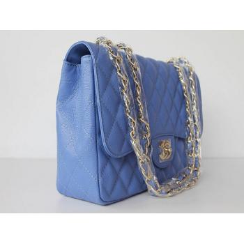 Chanel  Flap bags 1113 Blue Medium Ladies Handbags