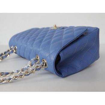 Chanel  Flap bags 1113 Blue Medium Ladies Handbags