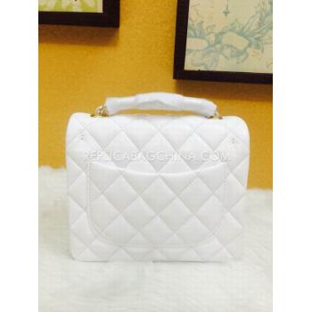 Cheap Chanel Handbag Totes New Arrival White Genuine Leather