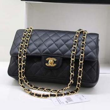 Chanel A1112 Black Lambskin 2way Replica