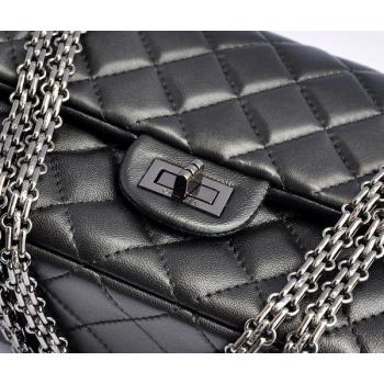 Chanel 2.55 Reissue Flap 30226 Black Lambskin Small Bag