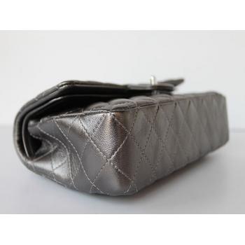 Chanel  Flap bags 01112 Grey Lambskin Ladies Bags