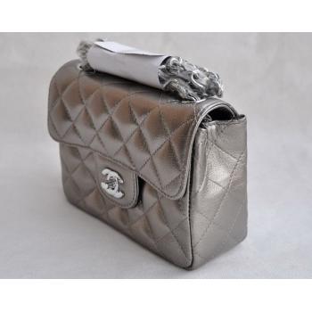 Chanel  Flap bags 1115 Grey Lambskin Ladies Bag