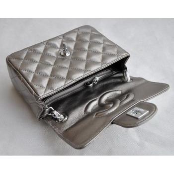 Chanel  Flap bags 1115 Grey Lambskin Ladies Bag