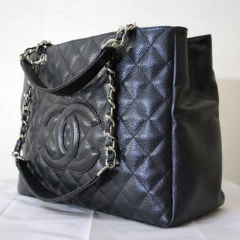 Chanel Shopping bags 35899 Black Lambskin Medium Bag