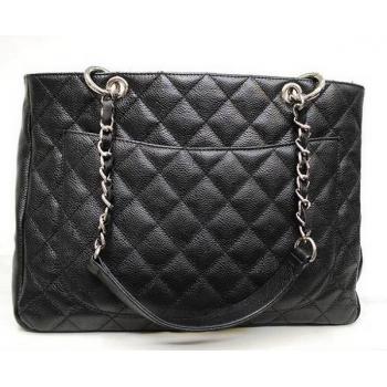 Chanel Shopping bags 35899 Black Lambskin Medium Bag