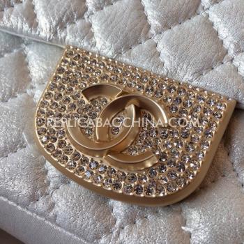 Chanel Leather Cross Body Bag  Flap White Replica