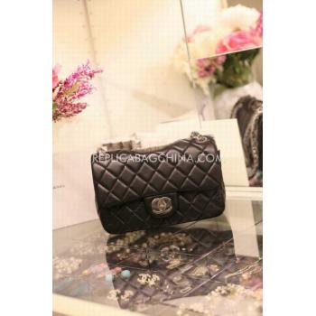 Chanel Reissue 2.55 Handbag Small Black Calfskin