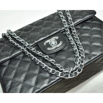 Cheap Chanel  Flap bags 46558 Black Cow Leather Ladies Bags