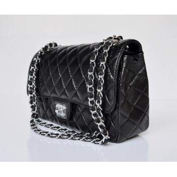 Chanel  Flap bags 1112 Black Lambskin Ladies Bags