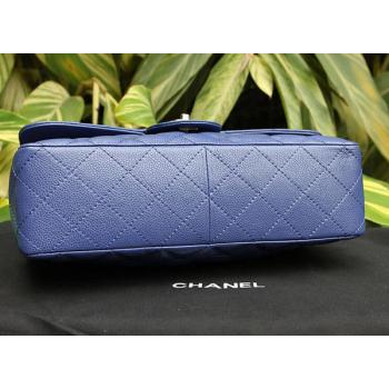 Chanel  Flap bags 51113 Blue Cow Leather Medium Handbag