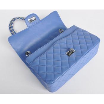 Chanel 2.55 Reissue Flap 2112 Blue Lambskin Cross Body Bag