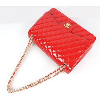 Quality Chanel 01116 Red Medium 2way