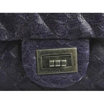 Replica Chanel 2.55 Reissue Flap 47788 Purple Leather Cross Body Bag