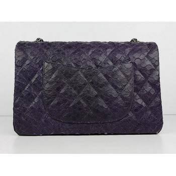 Replica Chanel 2.55 Reissue Flap 47788 Purple Leather Cross Body Bag