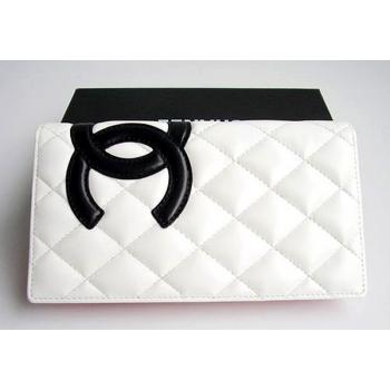 Chanel Wallet C0165 White Wallet Ladies