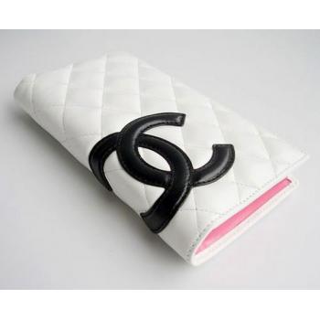 Chanel Wallet C0165 White Wallet Ladies