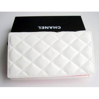 Chanel Wallet C0165 White Wallet Ladies