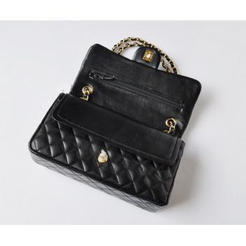 Chanel Flap Bags 1112 Black Lambskin Cross Body Bag HM05949