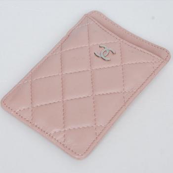 Chanel Iphone Cases 348 Pink Lambskin Phone Case