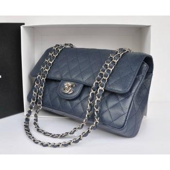 Chanel A1112 Blue Lambskin 2way