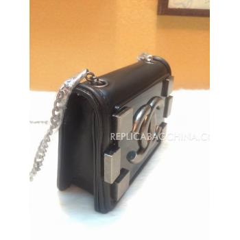 Chanel Black Camera Genuine Leather 2way