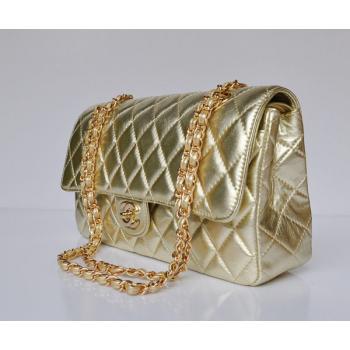 Chanel  Flap bags 1113 Gold Medium Cross Body Bag Replica