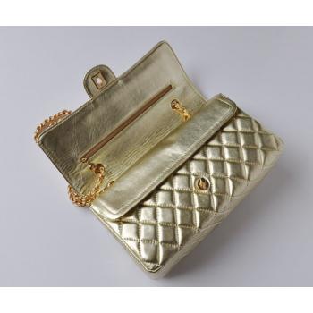 Chanel  Flap bags 1113 Gold Medium Cross Body Bag Replica